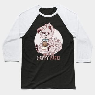 The Cutest Japanese Dog 5 - Bubble team Time - This is my Happy Face! Baseball T-Shirt